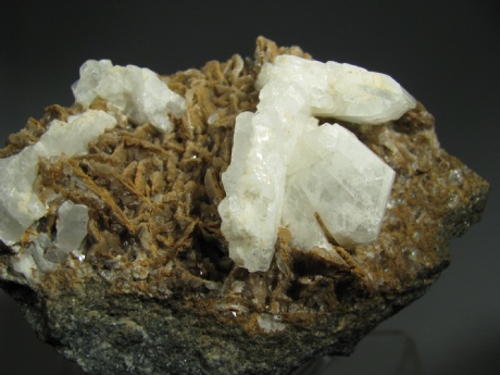 Barite, Siderite  - Brosso Mine, Ivrea, Italy