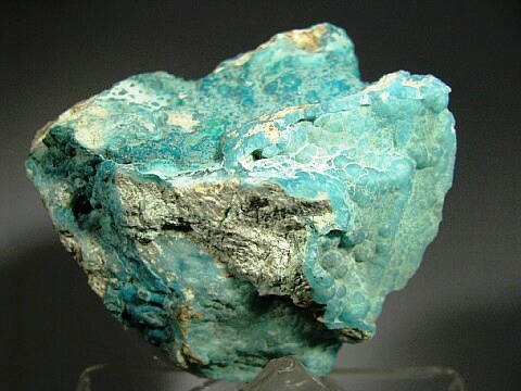 Blue Hemimorphite - Sa Duchessa Mine, Sardinia, Italy